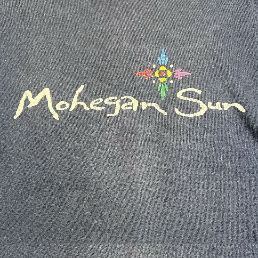 Vintage Mohegan Sun Casino Blue Crewneck Pullover Sweatshirt Gildan Size Large - Picture 8 of 12